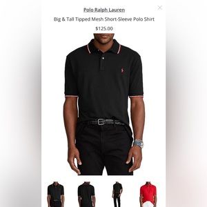 Polo Ralph Lauren
Big & Tall Tipped Mesh Short-Sleeve Polo Shirt